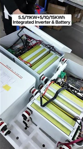 SUNC Integrated Inverter & Battery: 5.5/11KW inverter + 5/10/15KWh lithium battery#solarbattery #ess