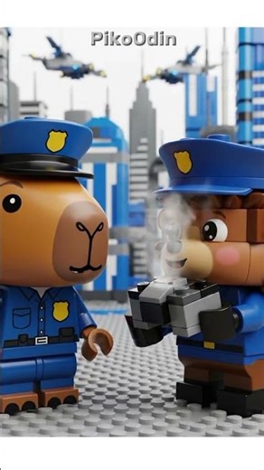 POLISI LEGO MISTERIUS - Mereka Selamatkan Kota dari Serangan Drone | Stop Motion Adventure