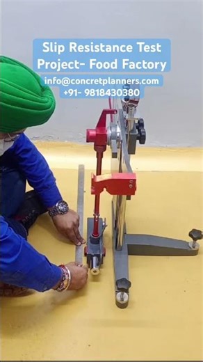 Slip Resistance Testing for Food Factories