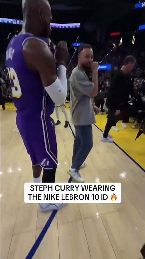 Steph Curry broke out his Nike LeBron 10 id tonight 🔥