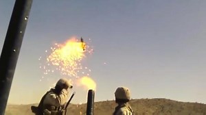 Close Call During Mortar Test