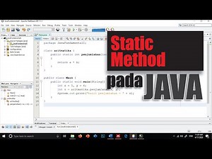 #1 Java - Static Method