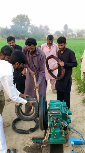 big small & biggest tyre help start diesel engine