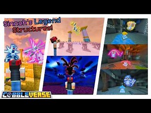 COBBLEVERSE Sinnoh Legendary/Mythical Strucutres! (How to Find & Summon Them!)