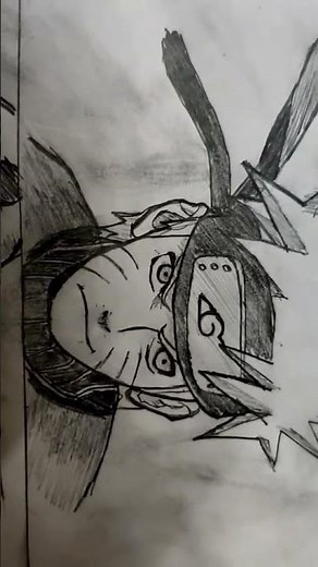 naruto vs obito | anime sketch | naruto and obito sketch | #anime #animeeart #drawing
