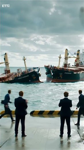 Forget the ships, why is this guy freaking out? 👀 #reaction