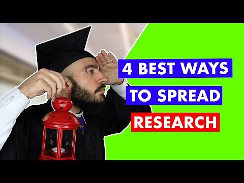 4 BEST Ways to Disseminate Your Research