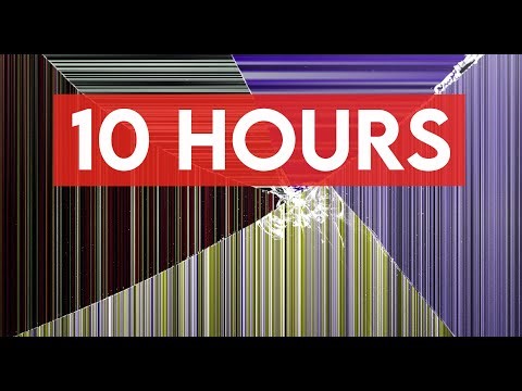 [10 Hours] - Broken Tv Effect - Cracked Screen Prank in 4K with Light Leaks and SFX