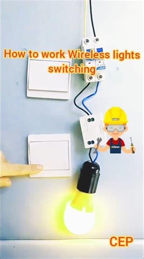 how to work wireless light switch