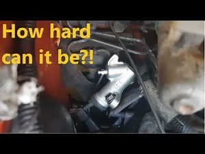 Rover Mini Cooper MPI clutch slave cylinder replacement