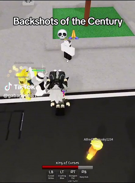 Backshots of the Century in Roblox JJK Game