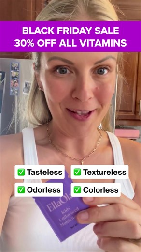 Each packet contains methylated B vitamins, zinc, selenium, vitamin D, plus 15 real fruits and vegetables. 🌿🍎 Tasteless. Colorless. Invisible. 💨 Mixes into any food or drink without detection. 🍽️🥛 Perfect for picky eaters or children with sensory needs. 💜 Your child receives complete daily nutrition without resistance. ✨ No battles. No waste. 🙌 Black Friday: 30% OFF all formulas — Kids, Teens, Toddlers, Women’s. 🖤 Developed by pediatric dietitians. Trusted by parents. 👩‍⚕️👨‍👩‍👧‍👦 No