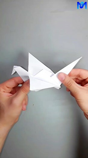 كيف تصنع طائر بالورق ( أوريغامي ) بأجنحة متحركة | How To Make an Origami Flapping Bird | Origami Tutorial #origami #bird #diy #tutorial #handmade #craft #toys #papercrafts #fyp