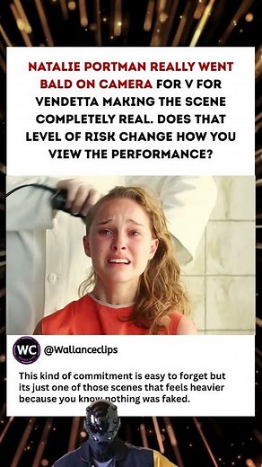 Natalie Portman Really Went Bald | V for Vendetta Real Scene