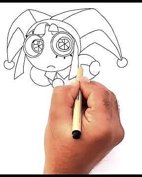 Drawing Pomni - the amazing digital circus.