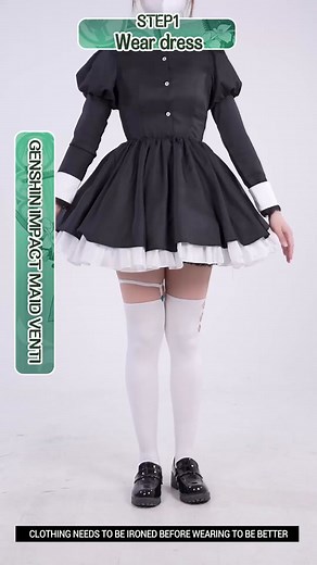How to Style Venti Maid Cosplay from Genshin Impact