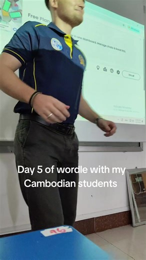 Engaging Wordle Sessions with Cambodian Students