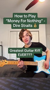 Dave - Beginner Guitar Teacher | How to Play “Money For Nothing” - Dire Straits 🎸 #reels #guitar #guitartutorial | Instagram