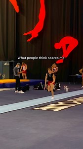 I’m terrified of a pike stretch😓 #gymnastics #fails #sports #trampoline #flips #flipfail #gymnast #acrobatics #olympics | Tomas Minc