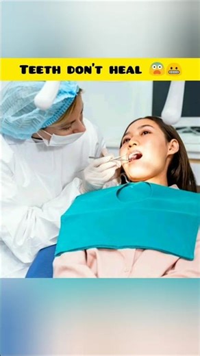 Daant khud se heal kyun nahi hote? 😱😬 #shorts