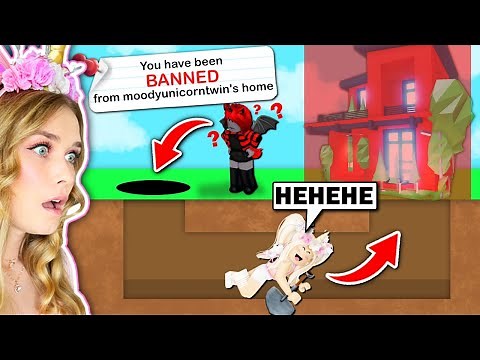 My BEST FRIEND *BANNED* Me From HER HOUSE So I Built A *SECRET TUNNEL* In Adopt Me! (Roblox)