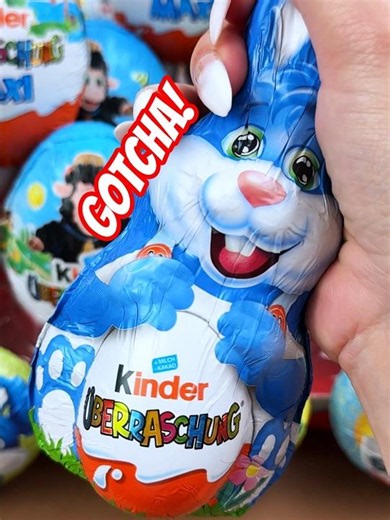 Kinder Surprise Easter Chocolate Bunny Surprise Egg ASMR Unboxing! #shorts