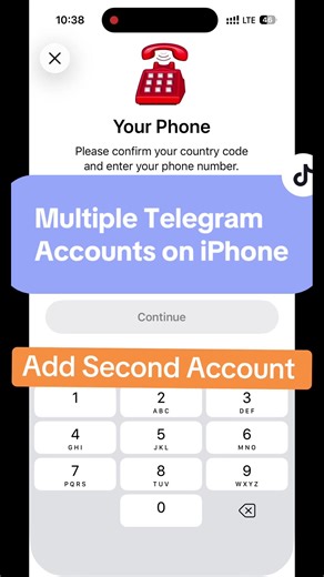 How to Use Two Telegram Accounts on iPhone  #Telegram #iPhone #iPhoneTricks #ios #Apple