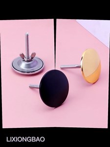 Stainless Steel Kitchen Sink Hole Cover 2 Inch Faucet Hole Cover Stainless Steel Kitchen Sink Tap Hole Plate Stopper Cover Blanking Metal Plug (Matte Black)