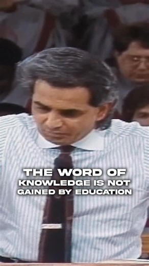 ICYMI: You can study for years and still miss this truth: The word of knowledge does NOT come from education—it comes from revelation. The Holy Spirit reveals what books cannot teach. | Benny Hinn