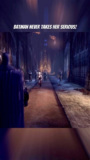 She gets treated like this in every game! #batman #shorts