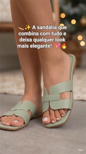 ✨ A sandália que combina com tudo e deixa qualquer look mais elegante! ✨ 💖🔥
