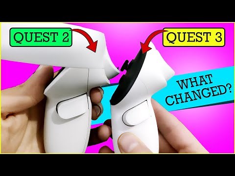 Meta Quest 3 vs Quest 2 Controller Comparison: New Design, Features, and Improvements