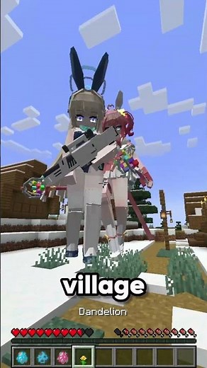GIANT GIRLS IN MINECRAFT MOD #minecraft