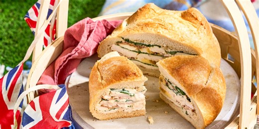 Chicken Caesar Picnic Loaf Recipe