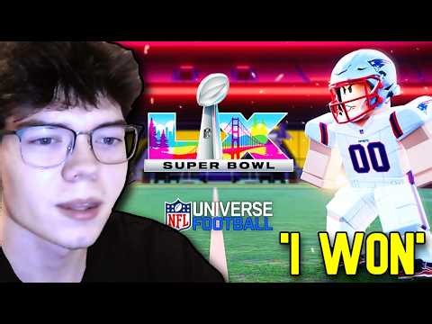 I CARRIED MY TEAM TO A SUPER BOWL WIN! NFL Universe Football Roblox