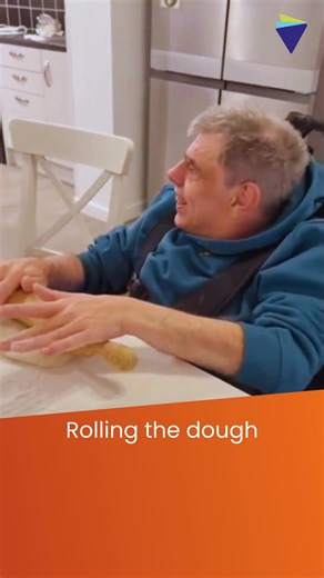 🍕 Friday is a good time for pizza! Robbie from Dimensions Cymru shows us how he made his with brilliant support from Ria. He had fun with different textures and making mess, and it tasted great! | Dimensions