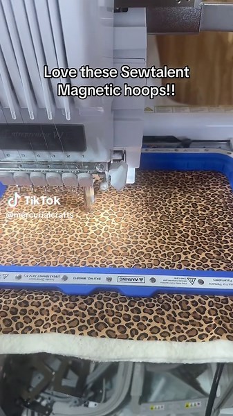Easy fast project using these hoops by @Sewtalent Magnetic Hoop ! Love em! Link in bio! #sewtalent #magnetichoops #embroidery #diyprojects @Claudia the crafting RN ❌ @Claudia the crafting RN ❌
