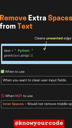 strip() method in python #coding #python #codingbat