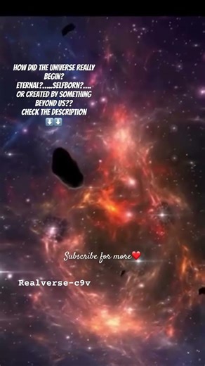 How did the universe REALLY begin? Check out the description below ⬇️