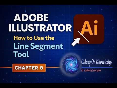 Adobe Illustrator: How to Use the Line Segment Tool (Chapter 8)