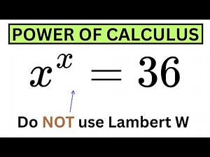 Hardest Exponential Equation!
