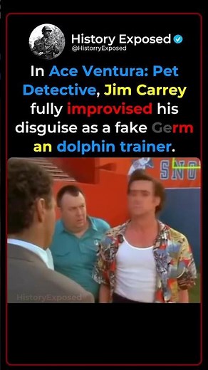 When Jim Carrey Improvised His Funniest Scene 🐬😂