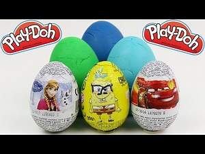 Peppa Pig Surprise Eggs Play Doh Tom and Jerry Frozen Kinder Egg Disney Toys