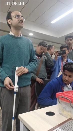 Ultrasonic sensor based Smart stick ll IIT DELHI #physics_experiment