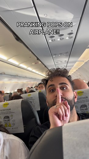 Last time Pops flying with me 😳😅