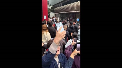 Katy Perry mobbed by fans during walkabout in China