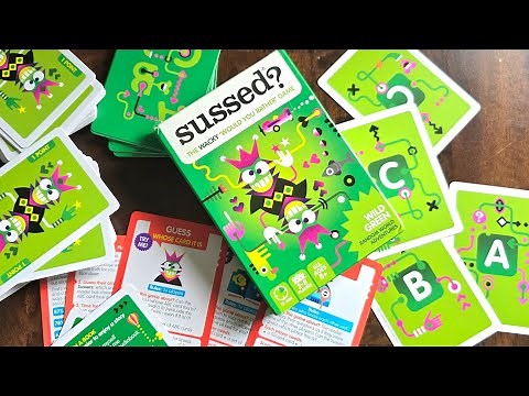 How to play Sussed? Wacky Game Choice, Card Rules and more.
