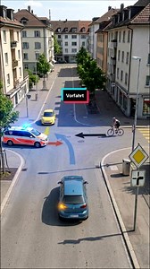 Theorieprüfung - Wer fährt zuerst? #fahrschule #theorieprüfung #vorfahrt #fahrstunde #autoprüfung