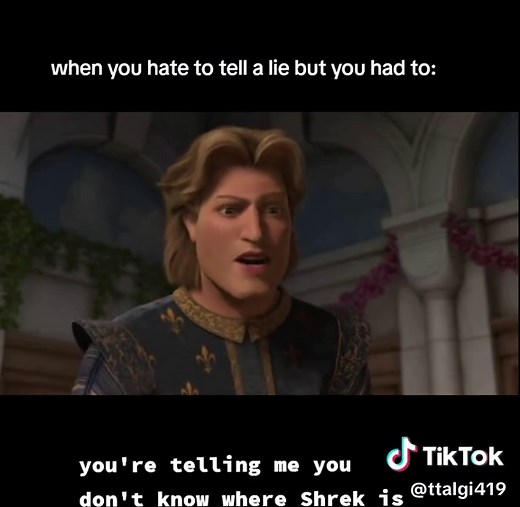 🤣🤣🤣 still can't forget this scene since the first time I watched Shrek 2 🤣 I admire how Pinocchio tried his best not to tell a lie. #shrek2 #shrek #pinocchio