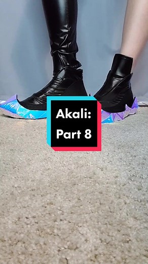 Creating Akali Cosplay Shoes with Eva Foam